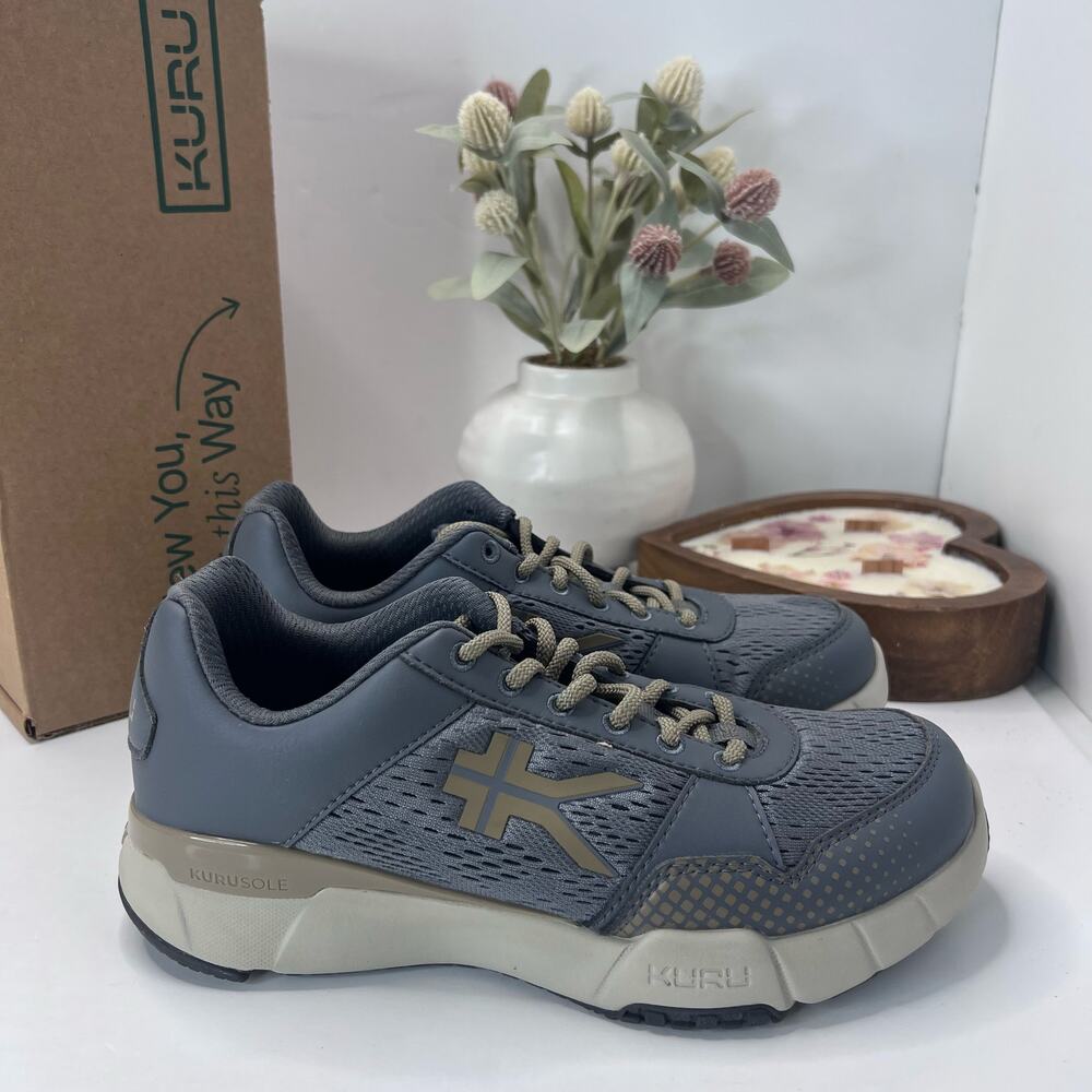 Kuru Quantum 1.5 Walking Comfort Sneaker Slate Gray/Sand Women 8.5W